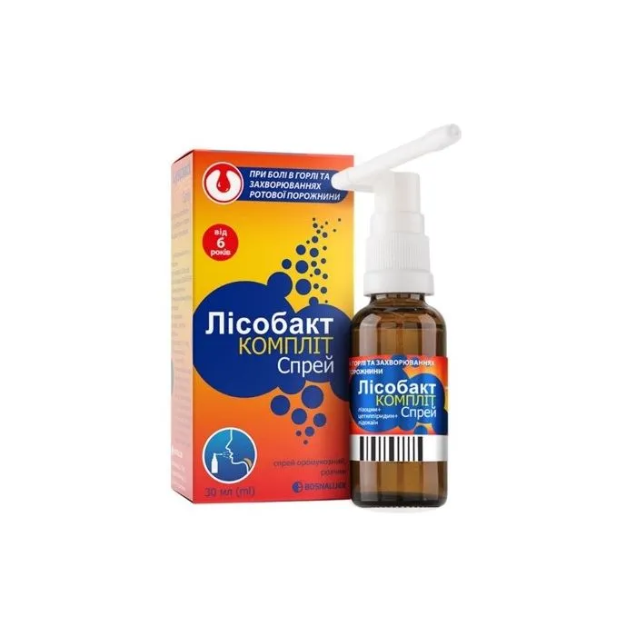 Lisobact Complete Spray® spray, solución para mucosa oral