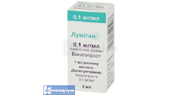 Lumigan® краплі очні, розчин