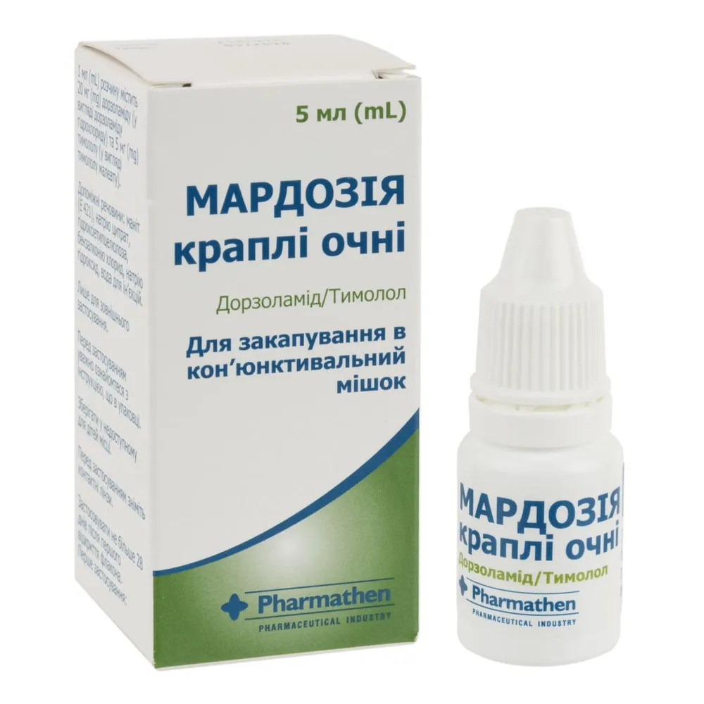 Mardozia gocce, oculari, soluzione
