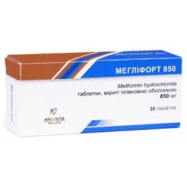 Megliport 850 comprimidos, recubiertos con película
