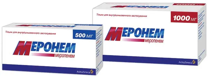 Меронем порошок для раствора для инъекций или инфузий