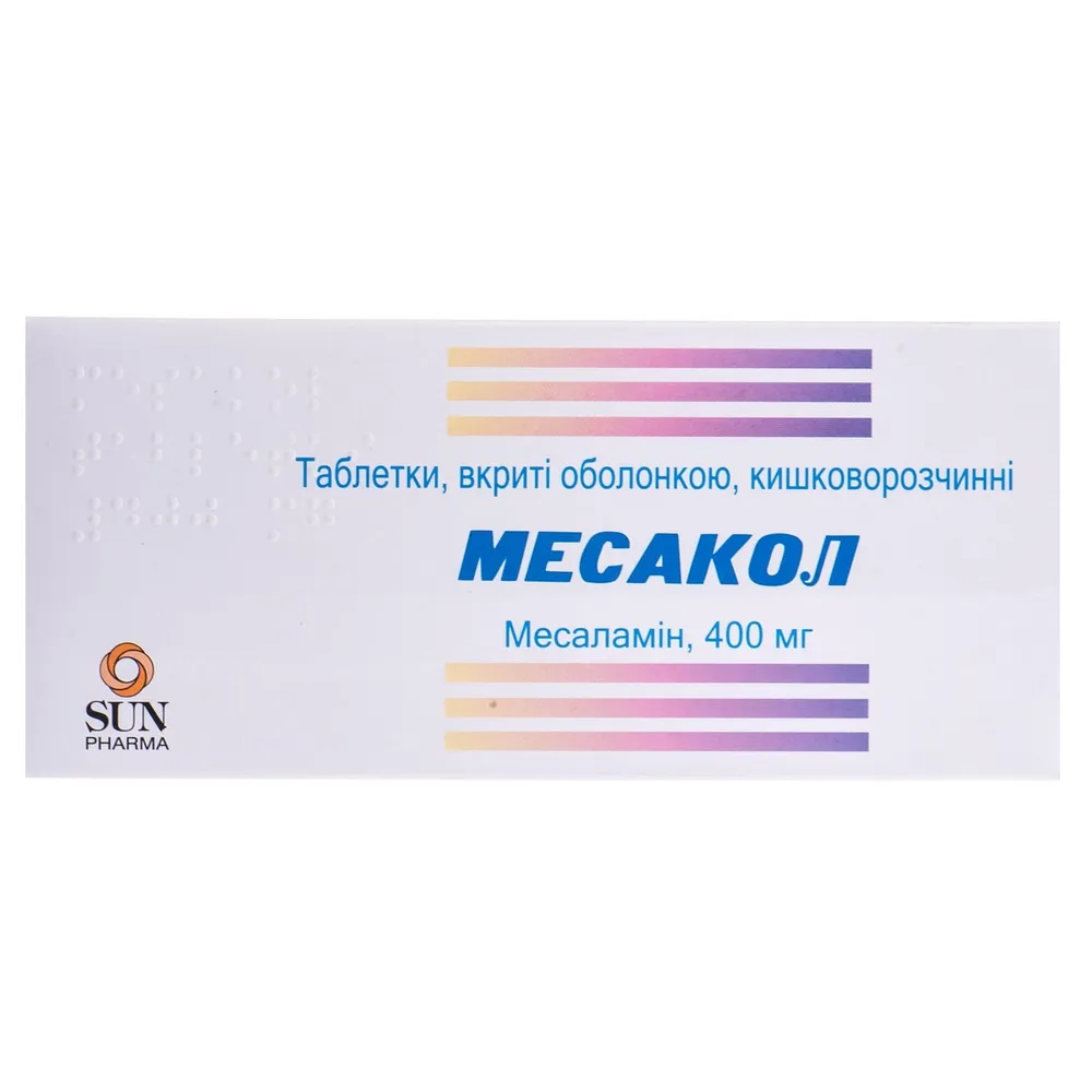 Mesacol comprimidos, recubiertos con película entérica