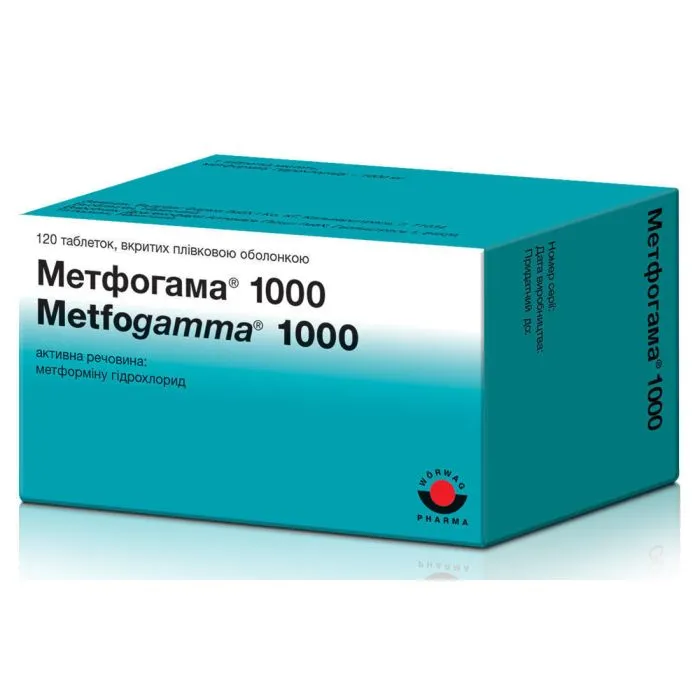 Metfogama® 1000 comprimidos, recubiertos con película