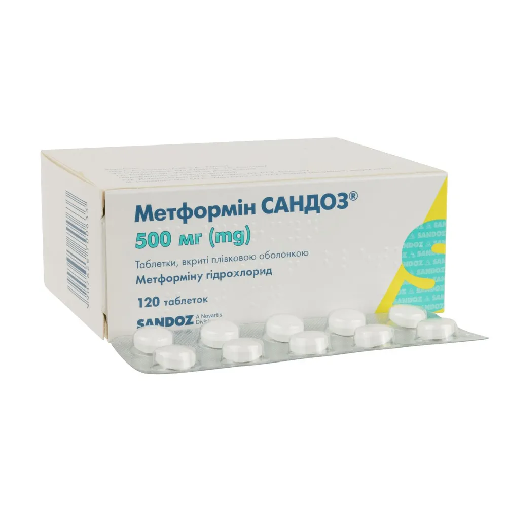Metformina Sandoz® comprimidos, recubiertos con película