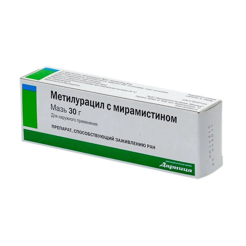 Metiluracilo con miramistina pomada