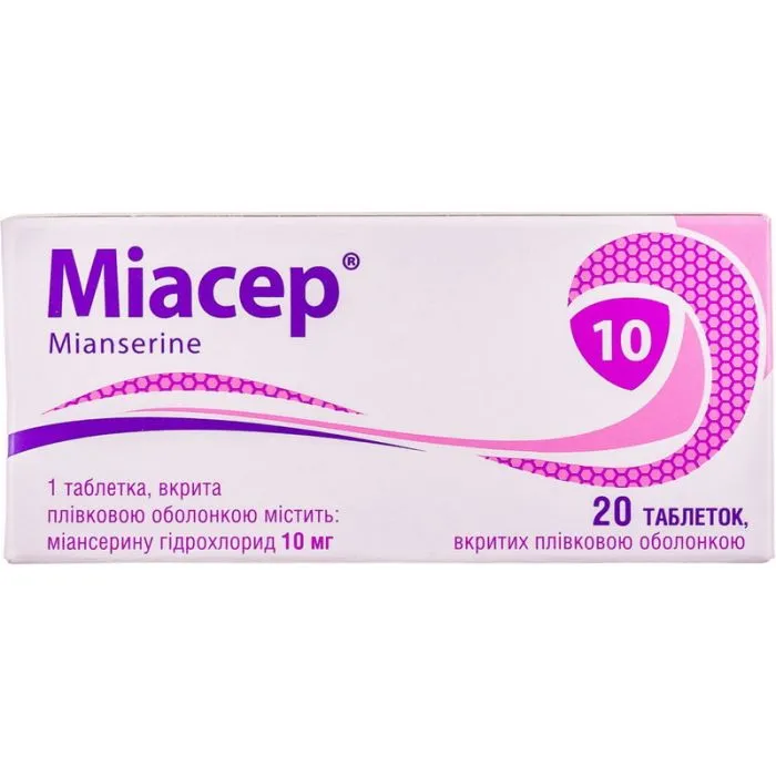 Miaser tablets, film-coated