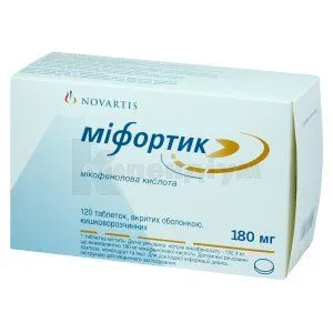 Myfortic tablets, coated, enteric-coated