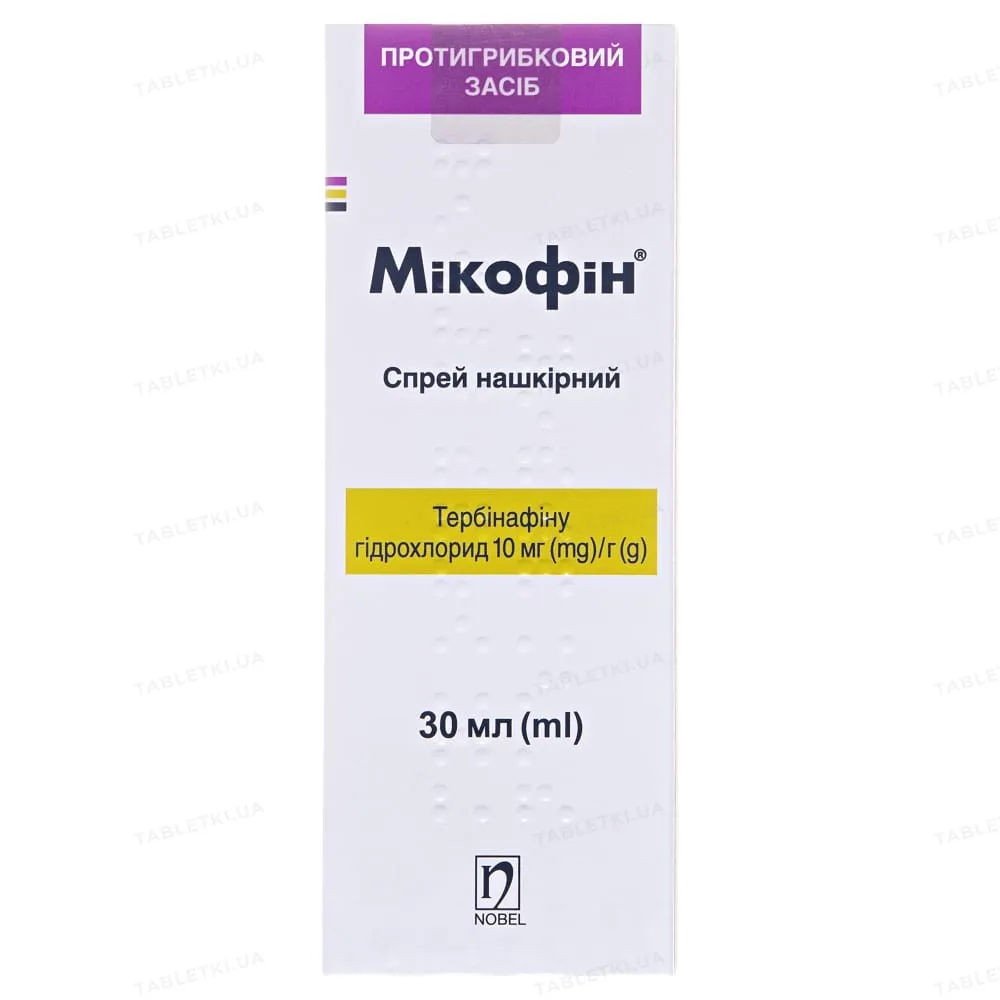 Mycofin spray, topical