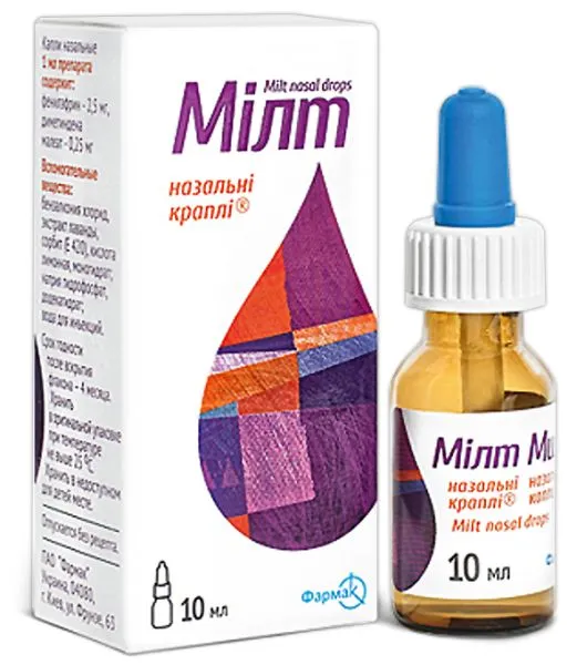 Milt nasal drops® drops, nasal