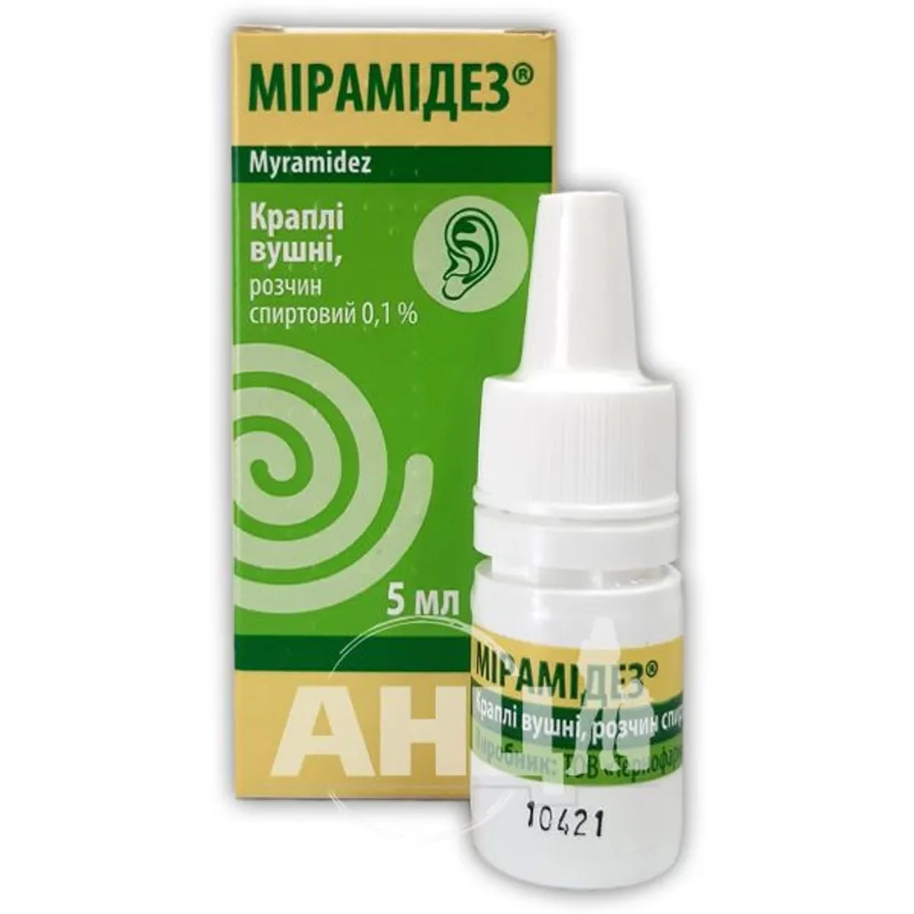 Miramidez® drops, otic, alcoholic solution