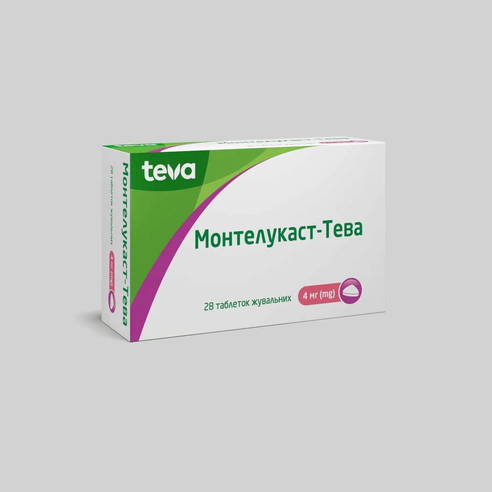 Montelukast Teva comprimidos, masticables