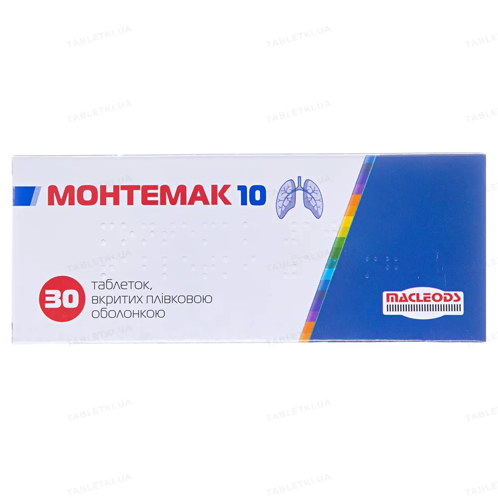 Montemac 10 compresse, rivestite con film