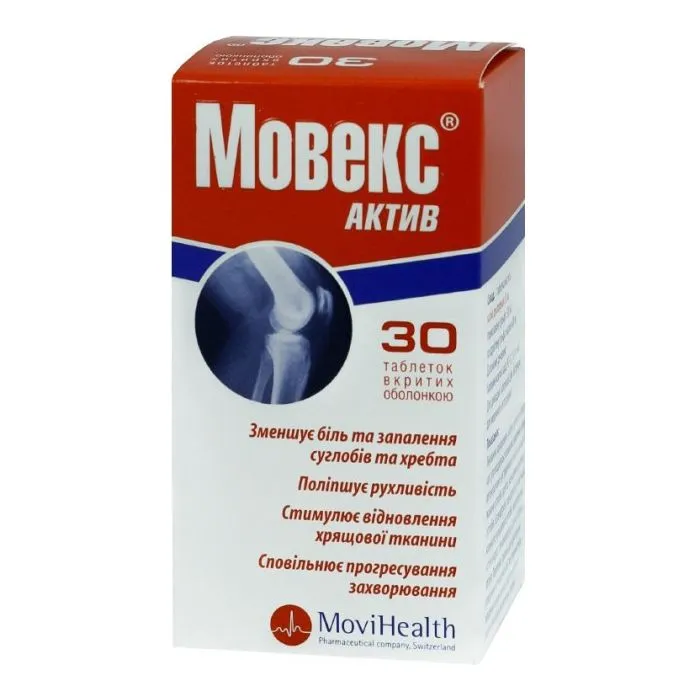 Movex® active tablets, film-coated