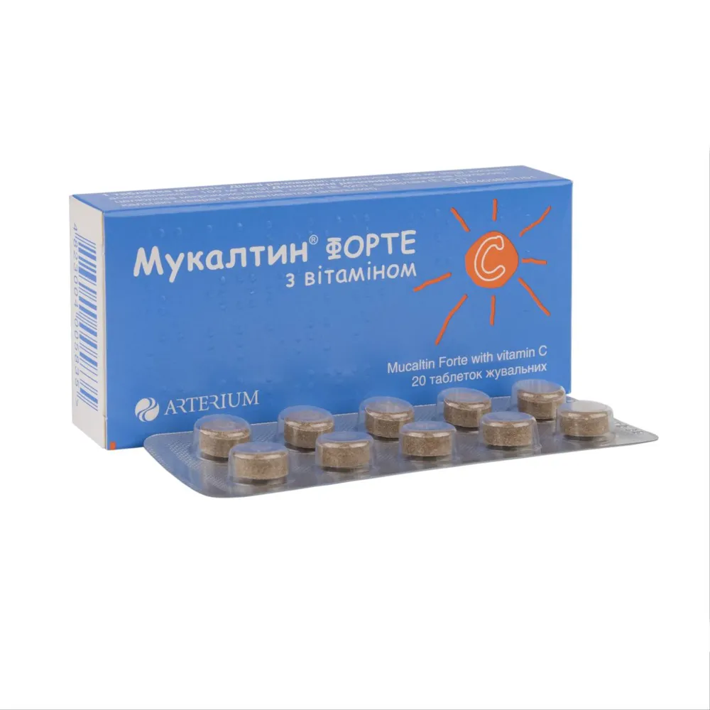 Mucaltin® Forte con vitamina C comprimidos, masticables