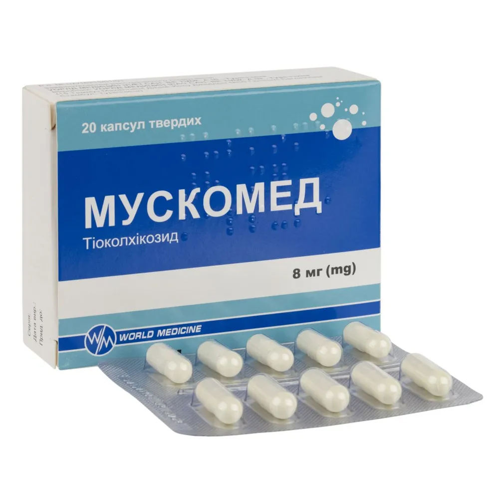 Muscomed capsule, dure