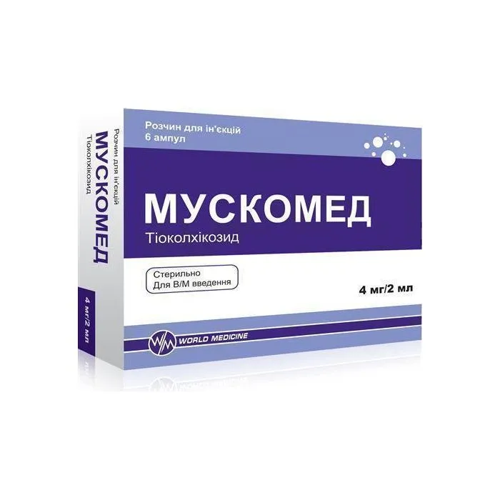 Muscomed solución para inyección