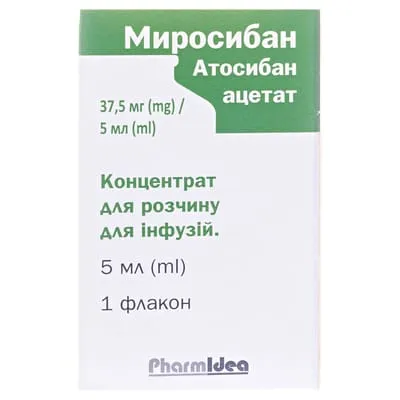 Myrosiban concentrate for infusion solution