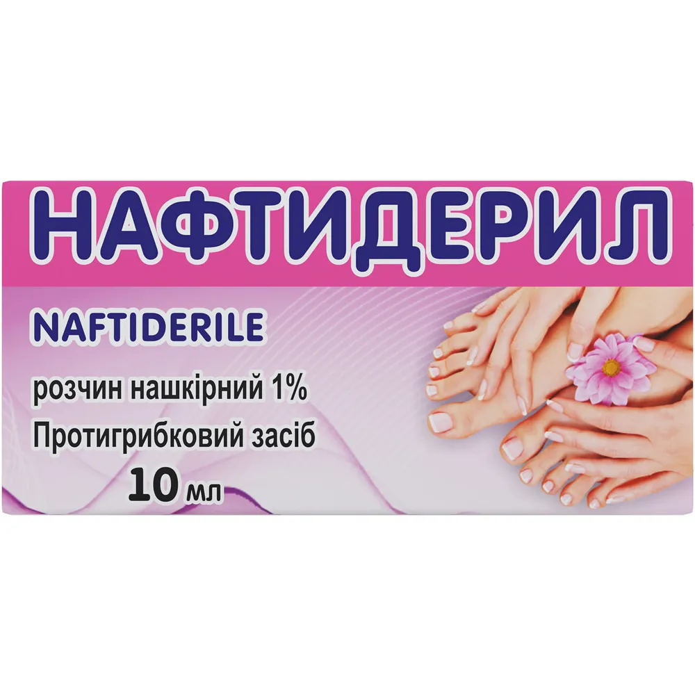 Naftideril solution, topical