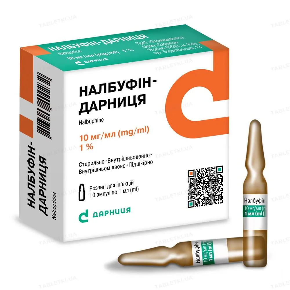 Nalbuphine-darnitsa solution for injection