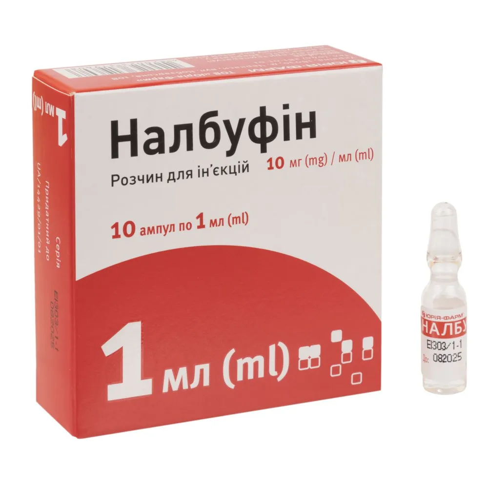 Nalbufina iniezioni 10 mg soluzione per iniezione