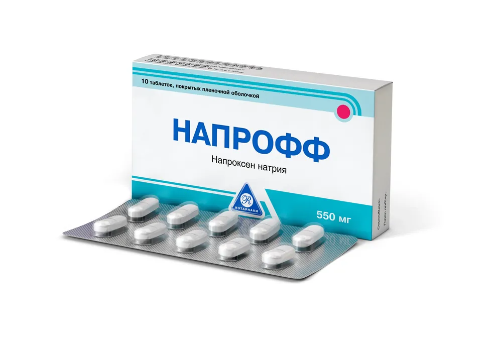 Naproff compresse, rivestite con film