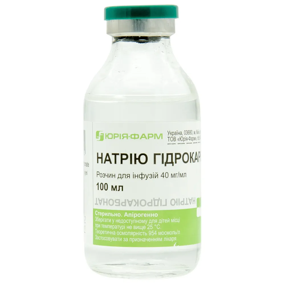 Bicarbonato di sodio soluzione per infusione