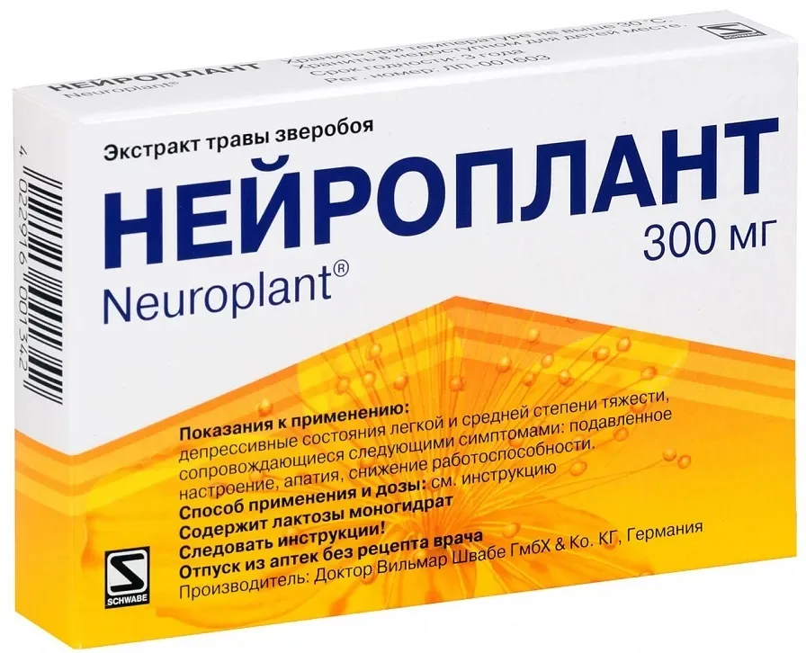 Neuroplant comprimidos, recubiertos con película
