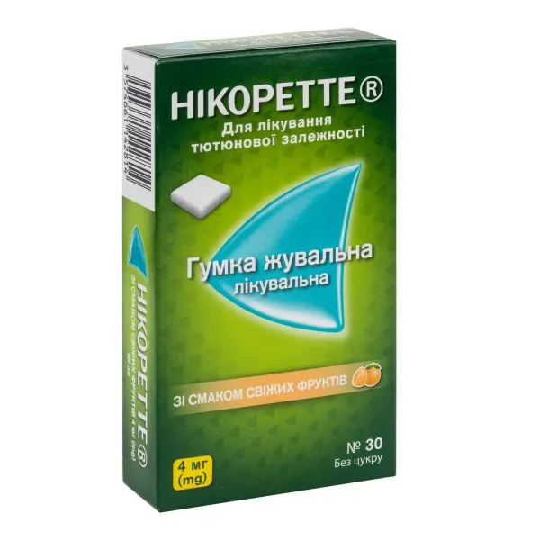 Nicorette® con sapore di frutta fresca gomma da masticare, medicinale