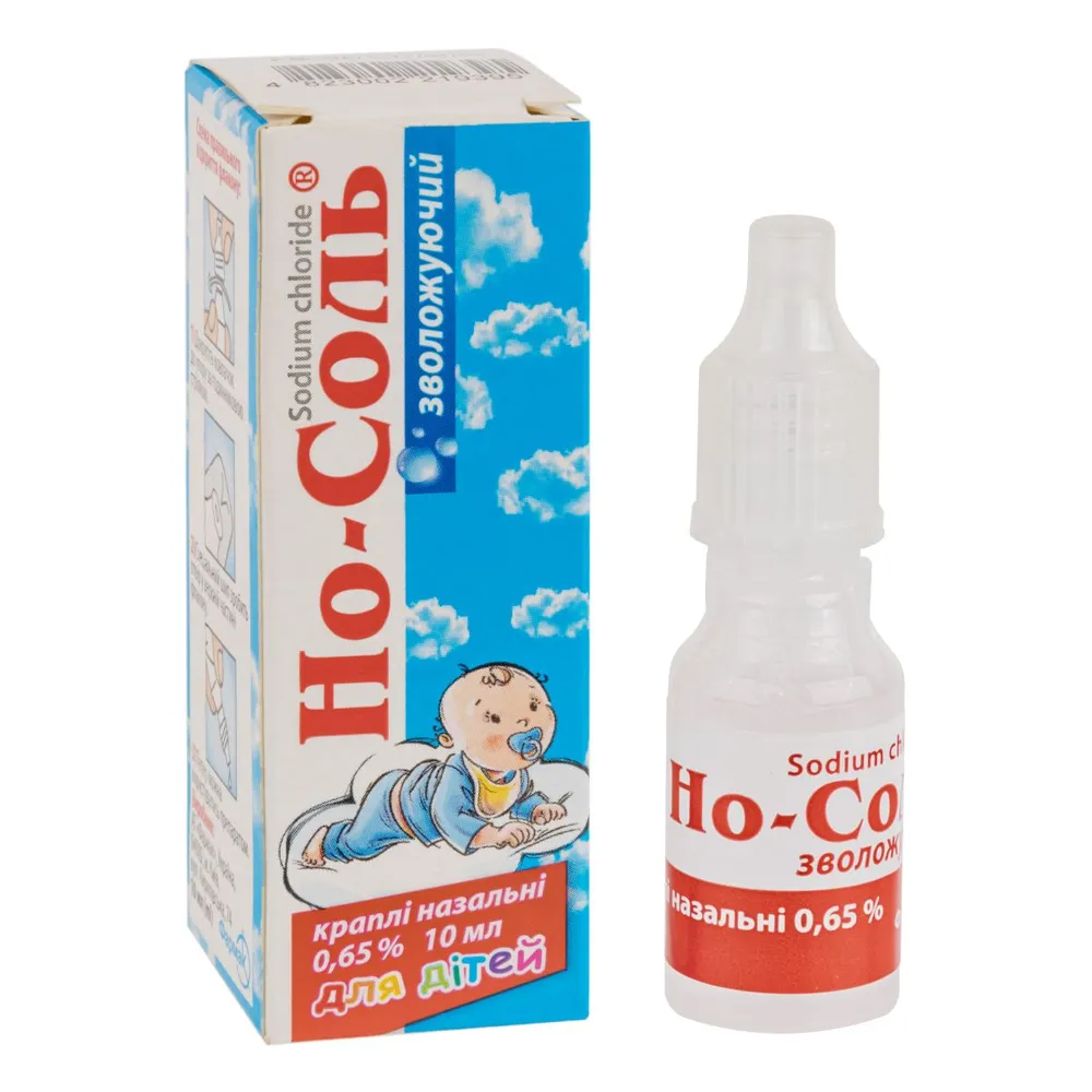 No-sol® moisturizing drops, nasal