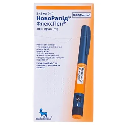 NovoRapid FlexPen solución para inyección