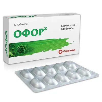 Офор таблетки, покрытые пленочной оболочкой