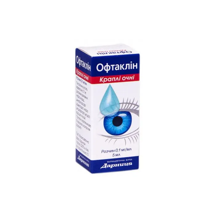Oftaklin drops, ophthalmic solution