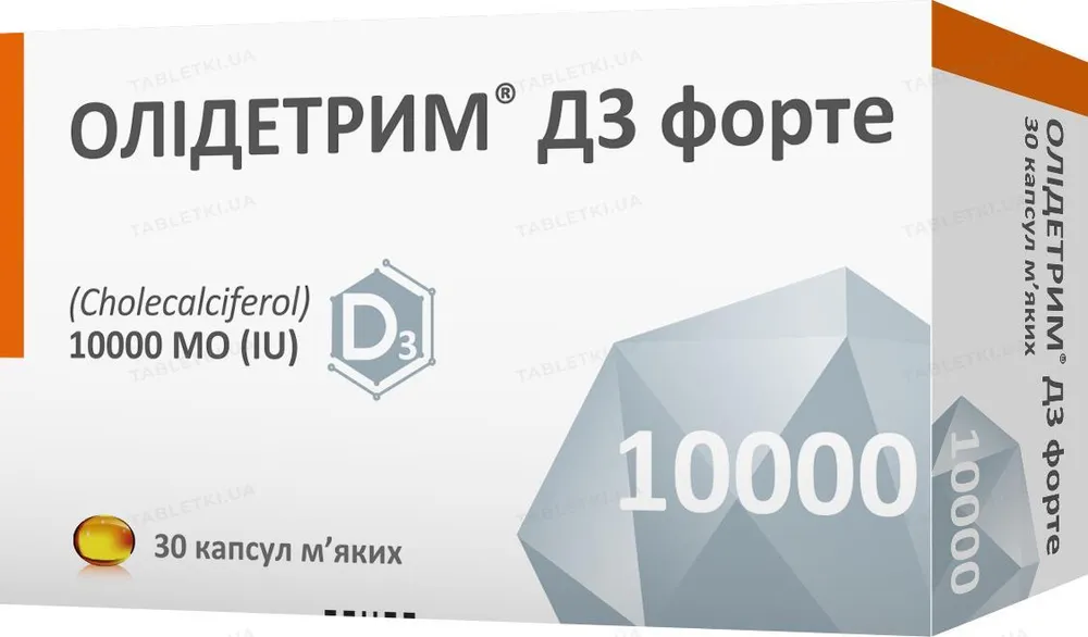 Olidetrim® d3 forte 50 000 capsules, soft gelatin