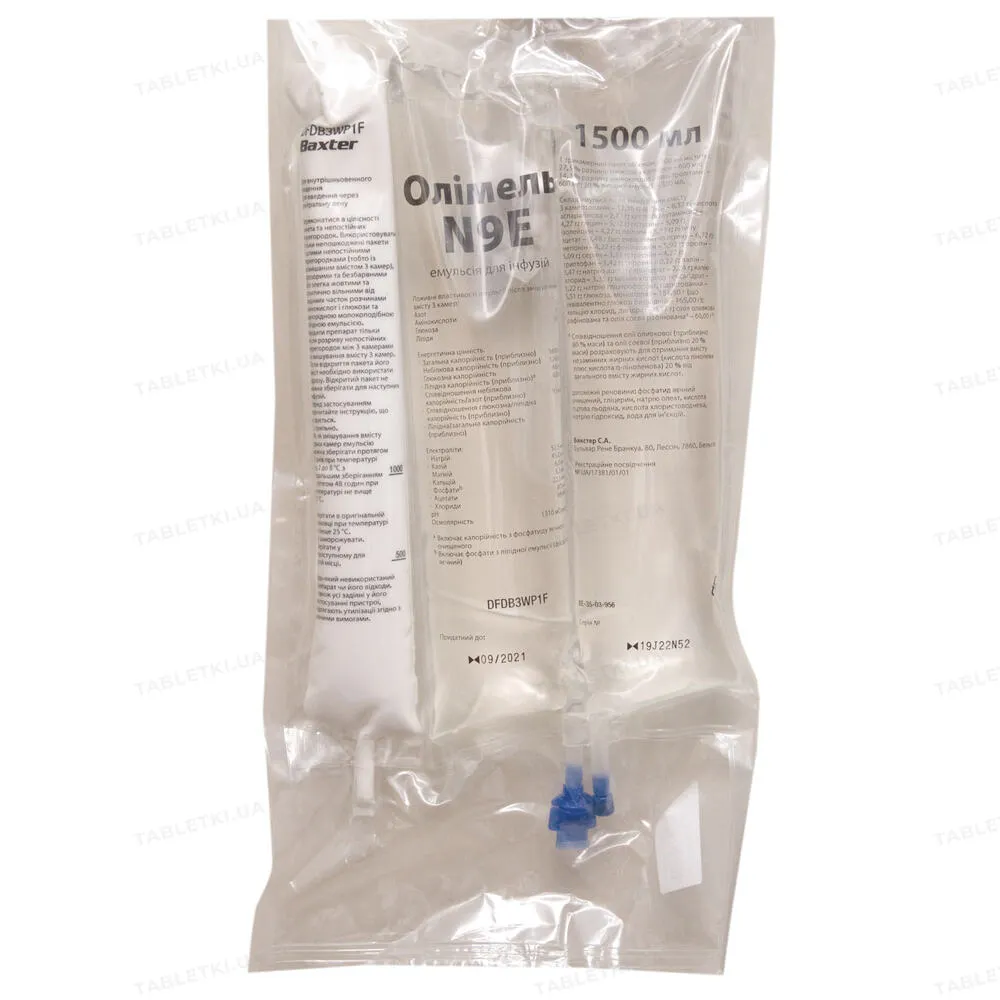Olimel N9E emulsión para infusión