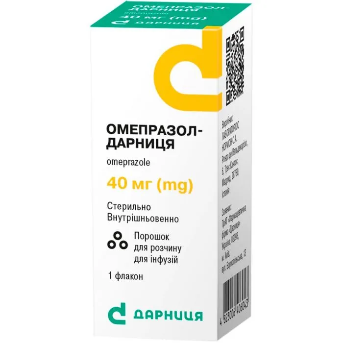 Omeprazolo-Darnytsia polvere per soluzione per infusione