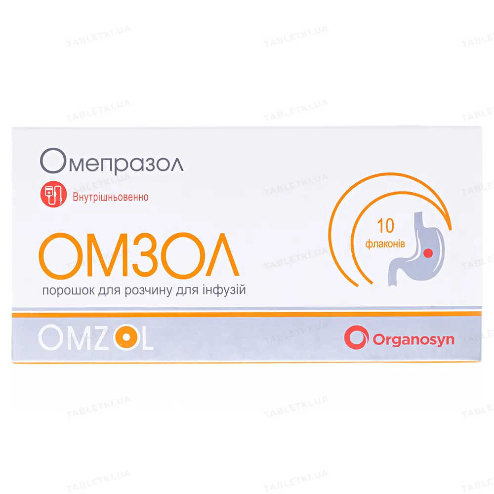 Omez polvo para solución para infusión