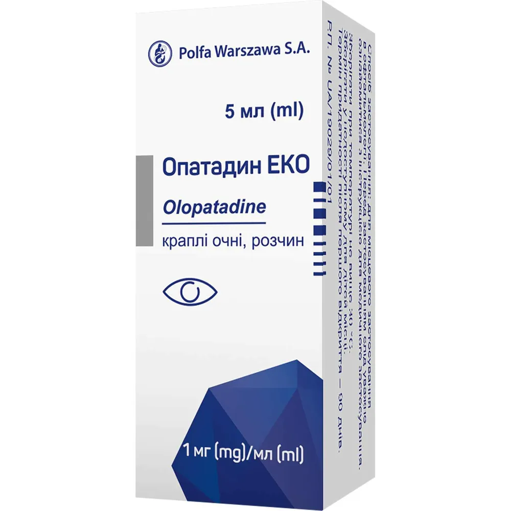 Opatadine eco drops, ophthalmic solution