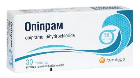 Opipram comprimidos, recubiertos con película