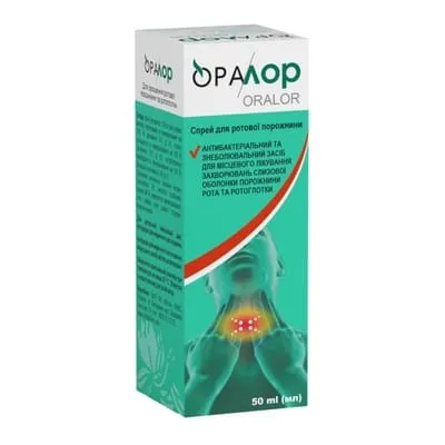 Oralor spray, bucal