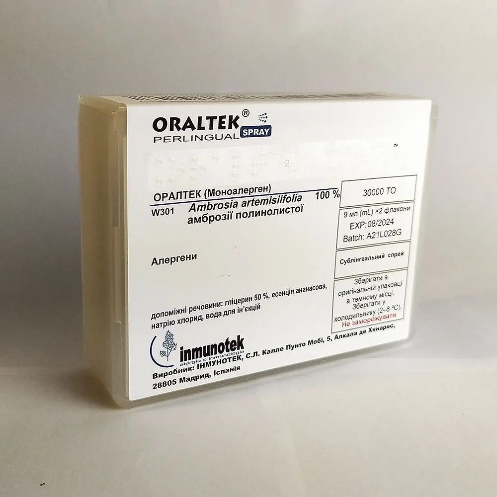 Oraltek (Monoallergene) spray, sublinguale