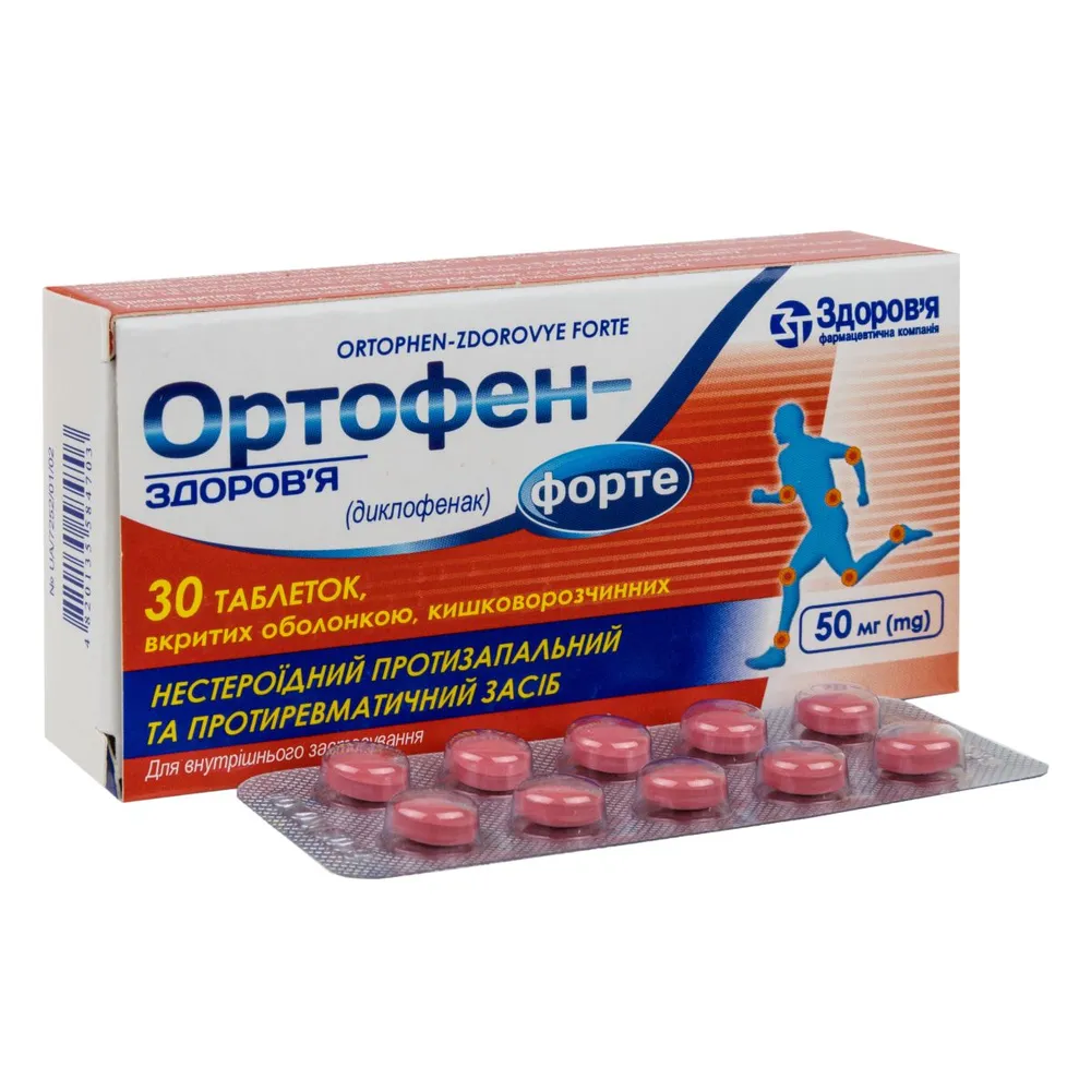 Ortofen-Zdorovya compresse, rivestite con film, gastroresistenti