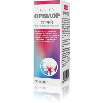 Orvilor spray, orale