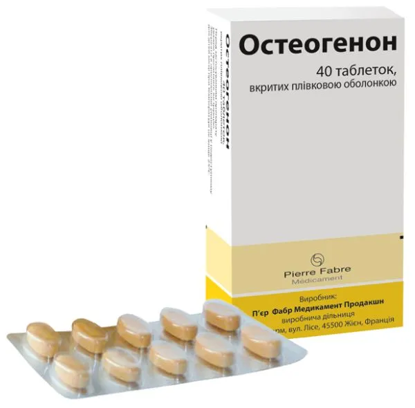 Osteogenon compresse, rivestite con film
