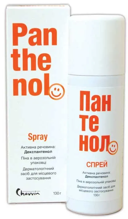 Pantenol spray schiuma, per applicazione cutanea