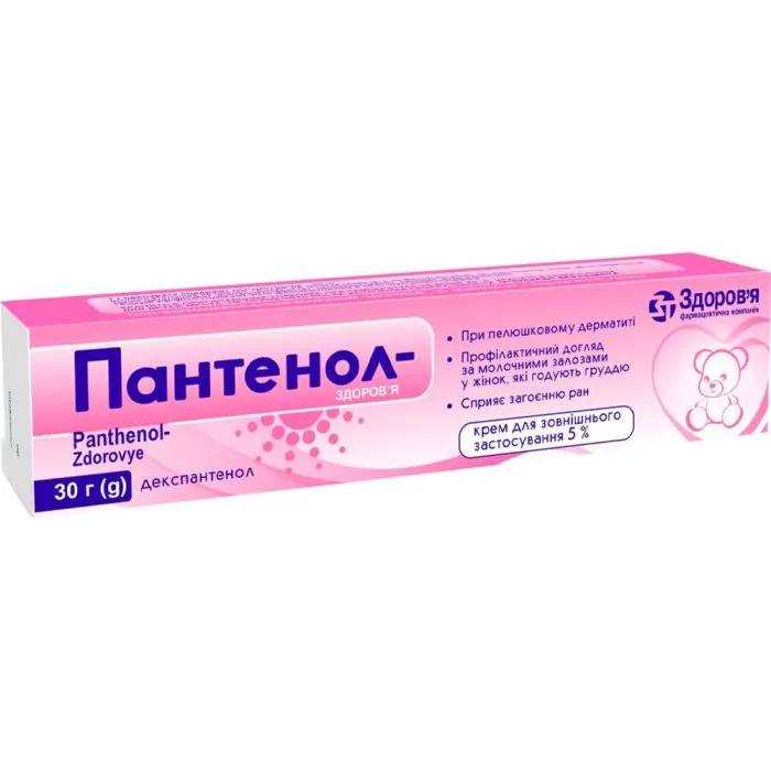 Panténol-Zdorovia crema para aplicación externa