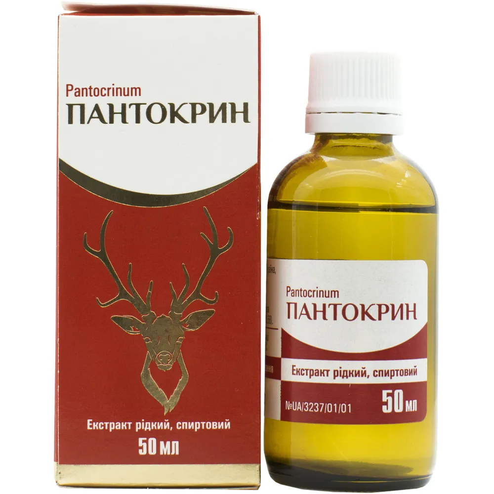 Пантокрин екстракт рідкий, спиртовий