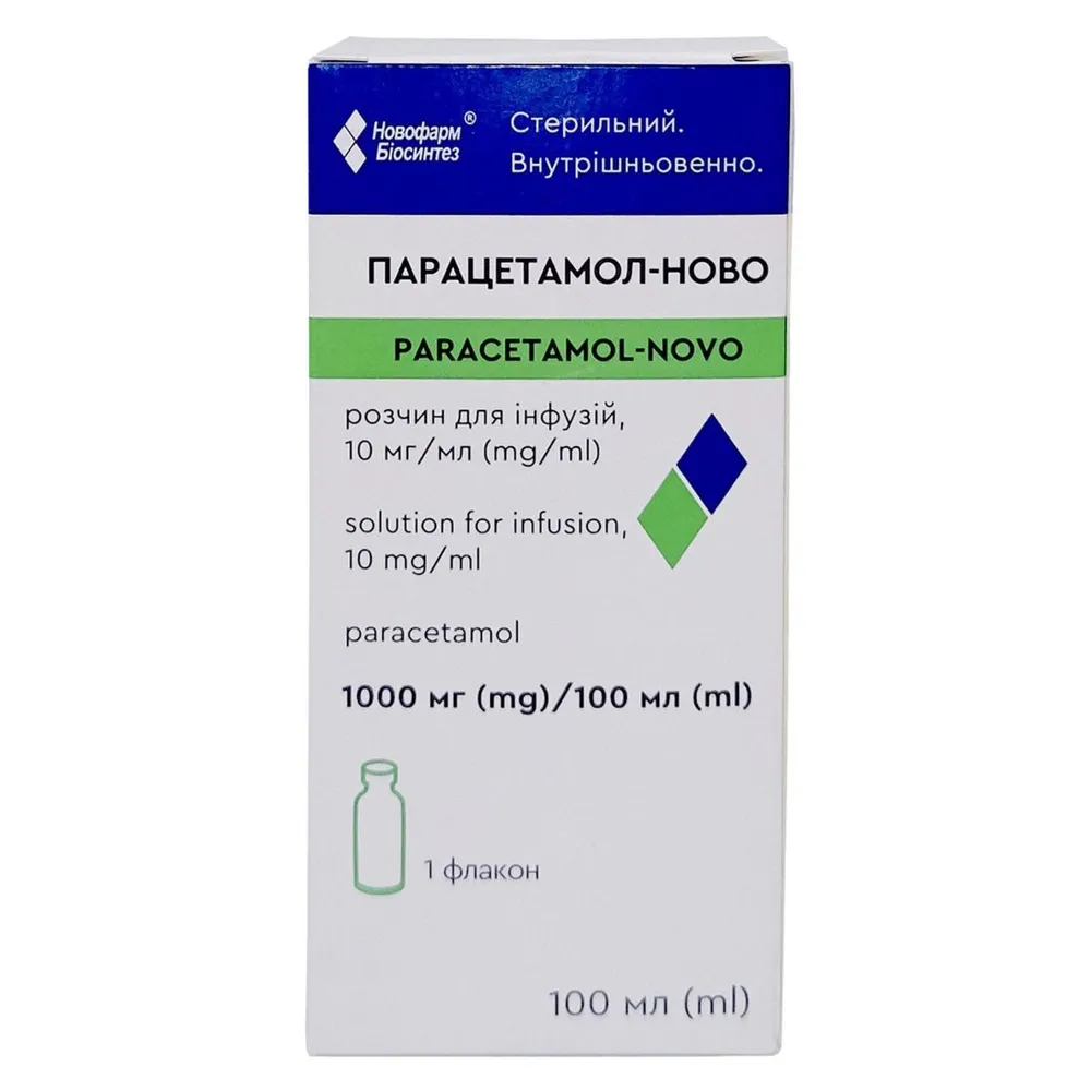Paracetamol-novo solution for infusion