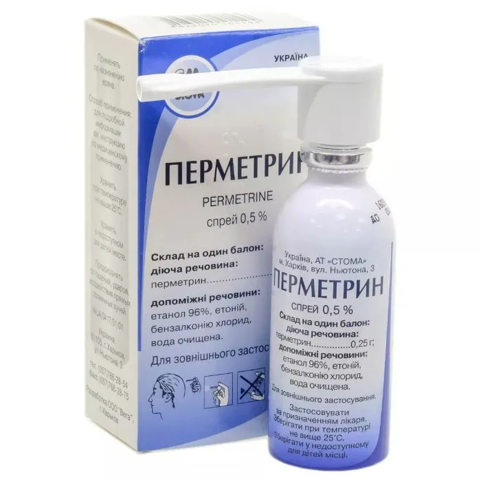 Permethrin spray