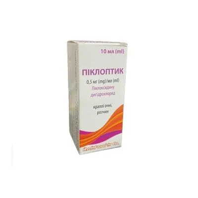 Пиклоптик капли глазные, раствор