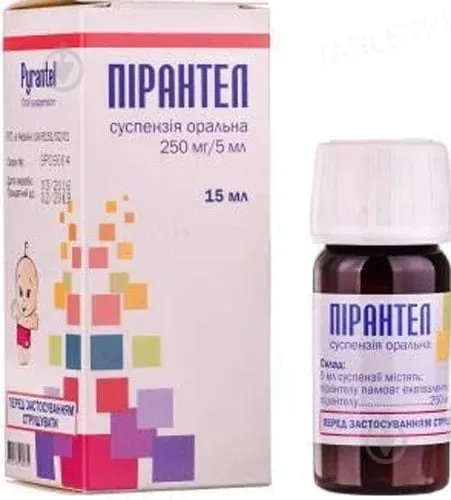 Пирантел суспензия, оральная
